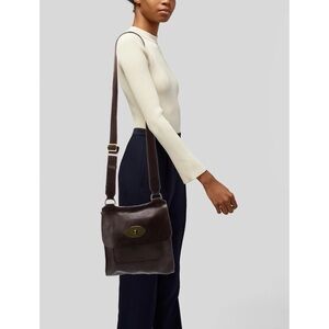 Mulberry Brown Leather Crossbody Bag